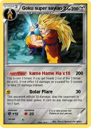 Pokemon Goku super sayian 3