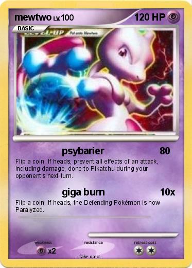 Pokemon mewtwo