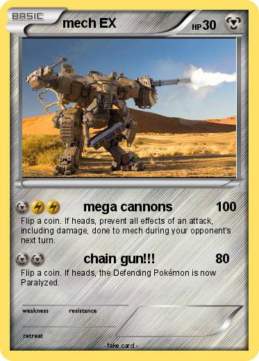 Pokemon mech EX