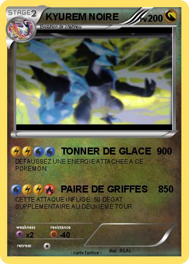 Pokemon KYUREM NOIRE
