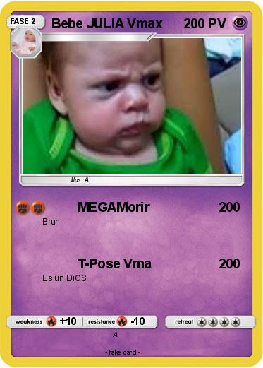 Pokemon Bebe JULIA Vmax