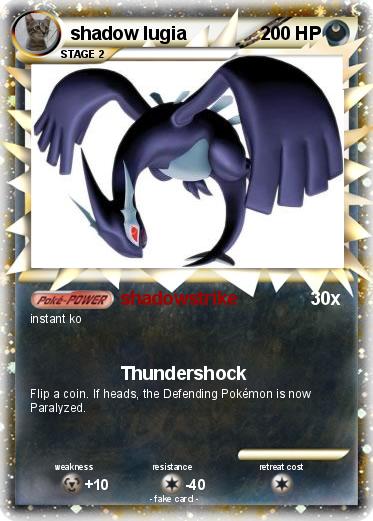 Pokemon shadow lugia