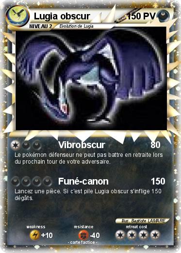 Pokemon Lugia obscur