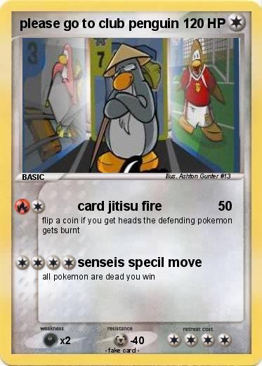 Pokemon please go to club penguin