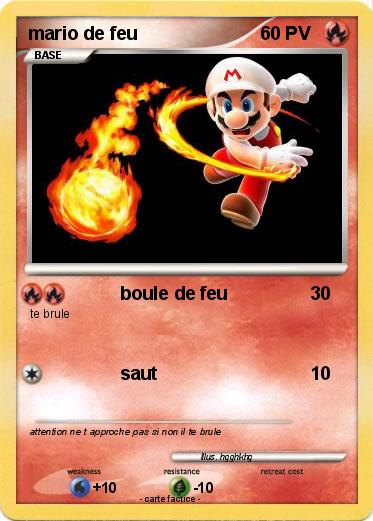 Pokemon mario de feu