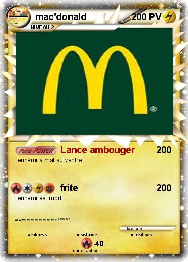 Pokemon mac'donald