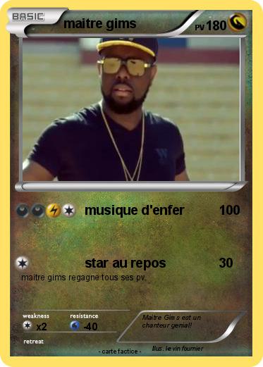 Pokemon maitre gims