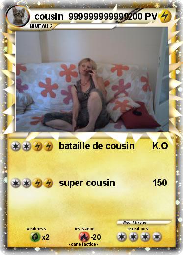 Pokemon cousin  999999999999