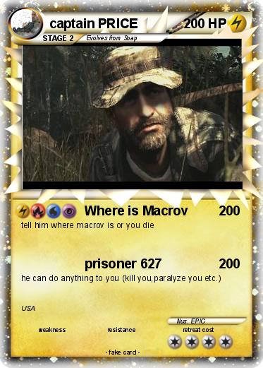 Pokemon captain PRICE