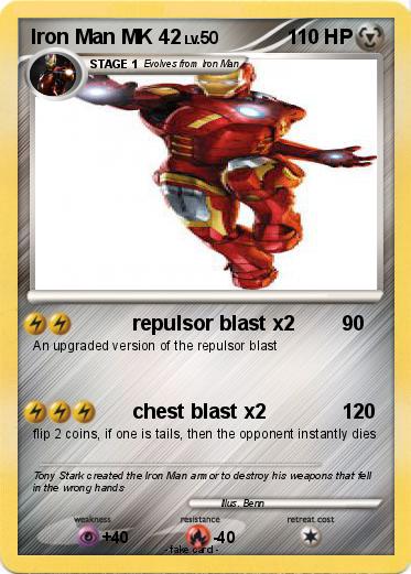 Pokemon Iron Man MK 42