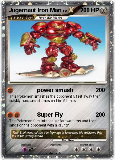 Pokemon Jugernaut Iron Man