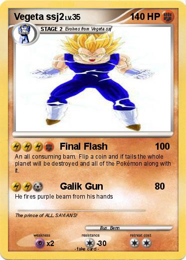 Pokemon Vegeta ssj2