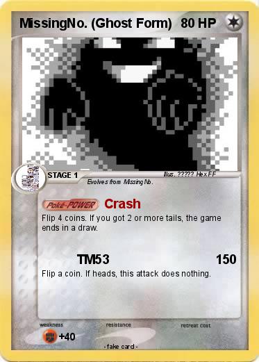 Pokemon MissingNo. (Ghost Form)