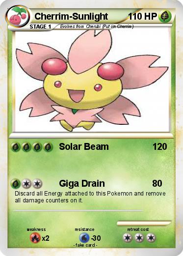 Pokemon Cherrim-Sunlight