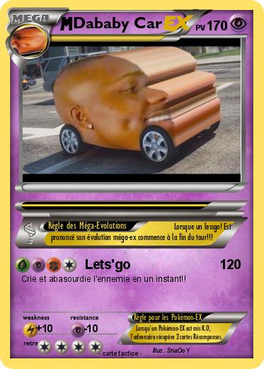 Pokemon Dababy Car