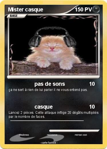 Pokemon Mister casque