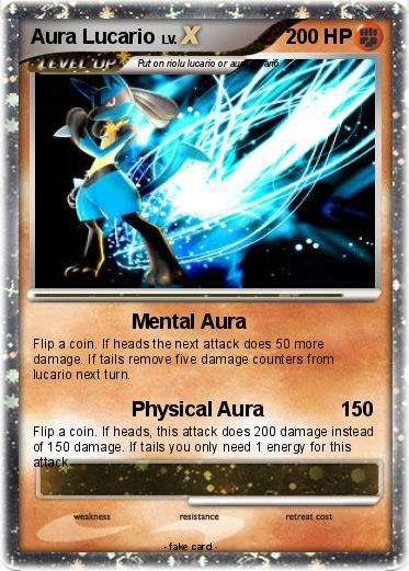Pokemon Aura Lucario