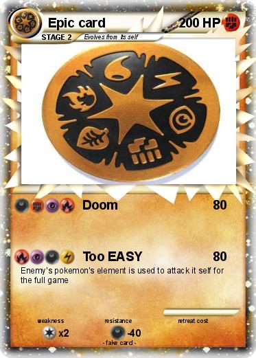 Pokemon Epic card