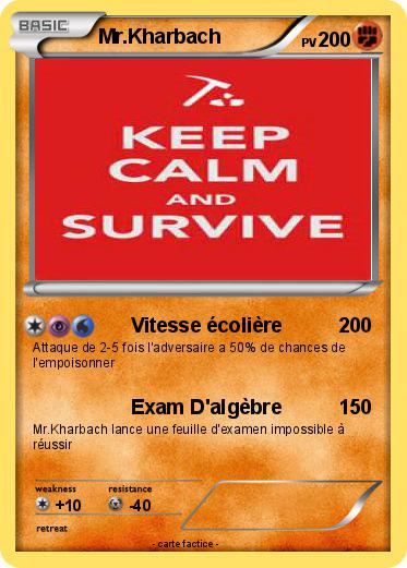 Pokemon Mr.Kharbach