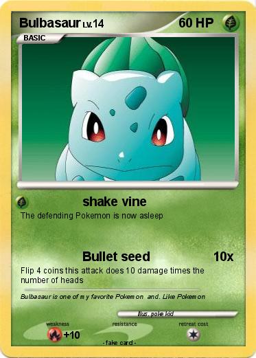 Pokemon Bulbasaur