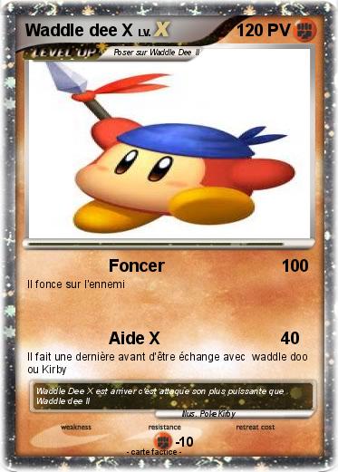 Pokemon Waddle dee X