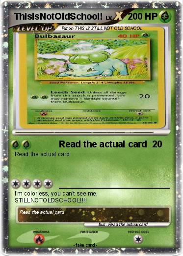 Pokemon ThisIsNotOldSchool!