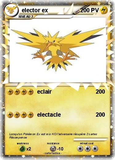 Pokemon elector ex