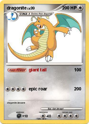 Pokemon dragonite
