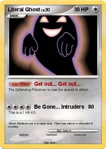 Pokemon Literal Ghost