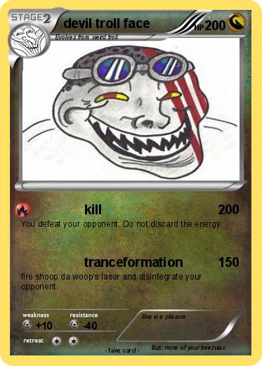 Pokemon devil troll face