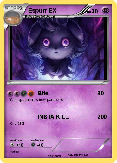 Pokemon Espurr EX