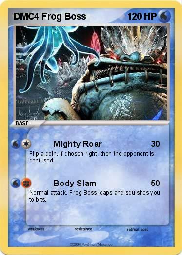 Pokemon DMC4 Frog Boss
