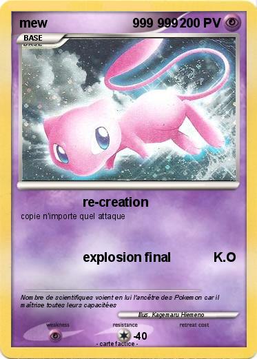 Pokemon mew                        999 999