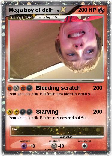 Pokemon Mega boy of deth