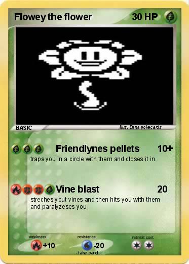 Pokemon Flowey the flower