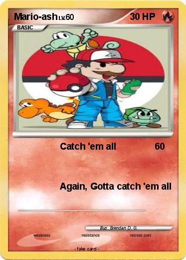 Pokemon Mario-ash