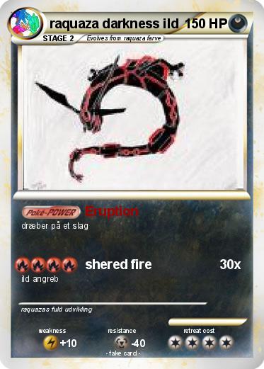Pokemon raquaza darkness ild