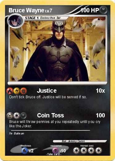 Pokemon Bruce Wayne