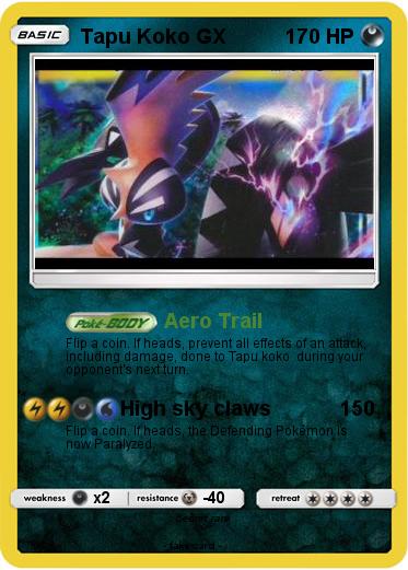 Pokemon Tapu Koko GX