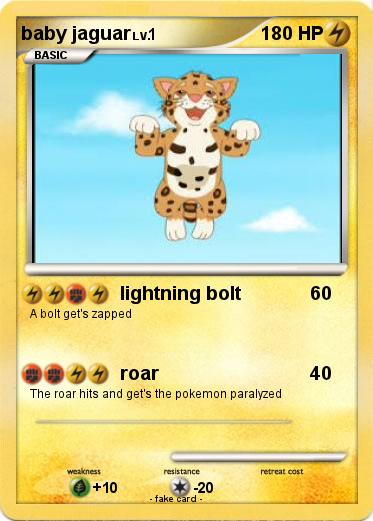 Pokemon baby jaguar
