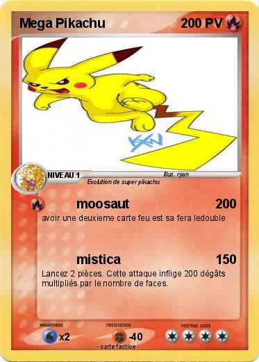 Pokemon Mega Pikachu