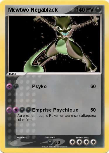 Pokemon Mewtwo Negablack