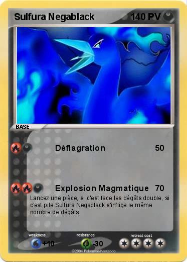 Pokemon Sulfura Negablack