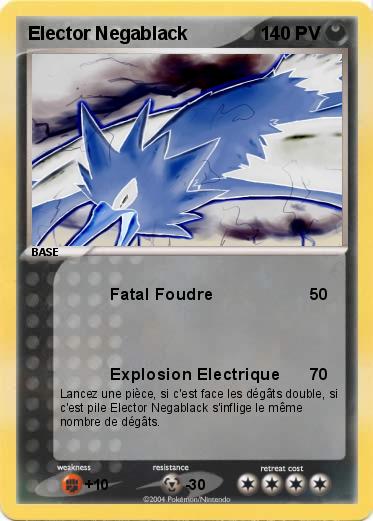 Pokemon Elector Negablack