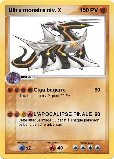 Pokemon Ultra monstre niv. X