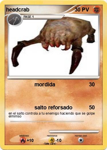 Pokemon headcrab