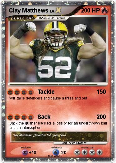 Pokemon Clay Matthews