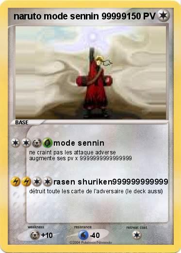 Pokemon naruto mode sennin 99999
