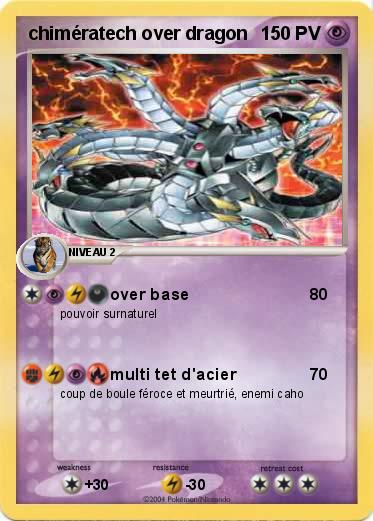 Pokemon chimératech over dragon