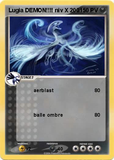 Pokemon Lugia DEMON!!!! niv X 200